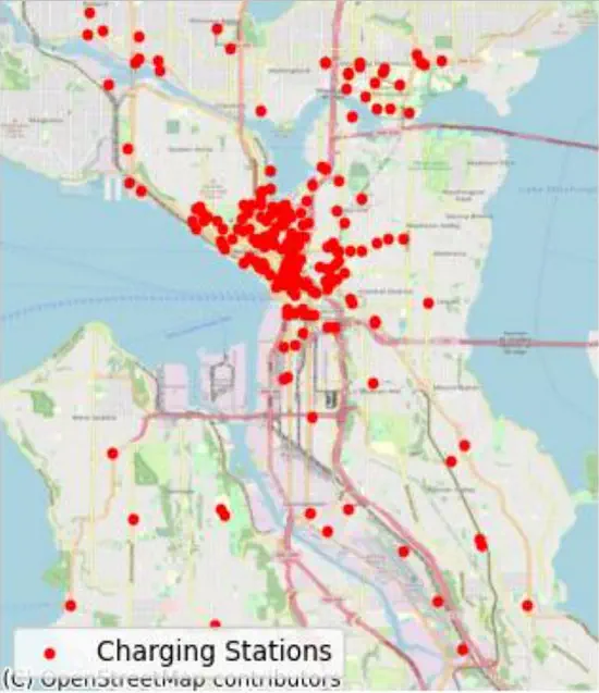 Optimal Location Framework for Electric Vehicle Charging Stations
